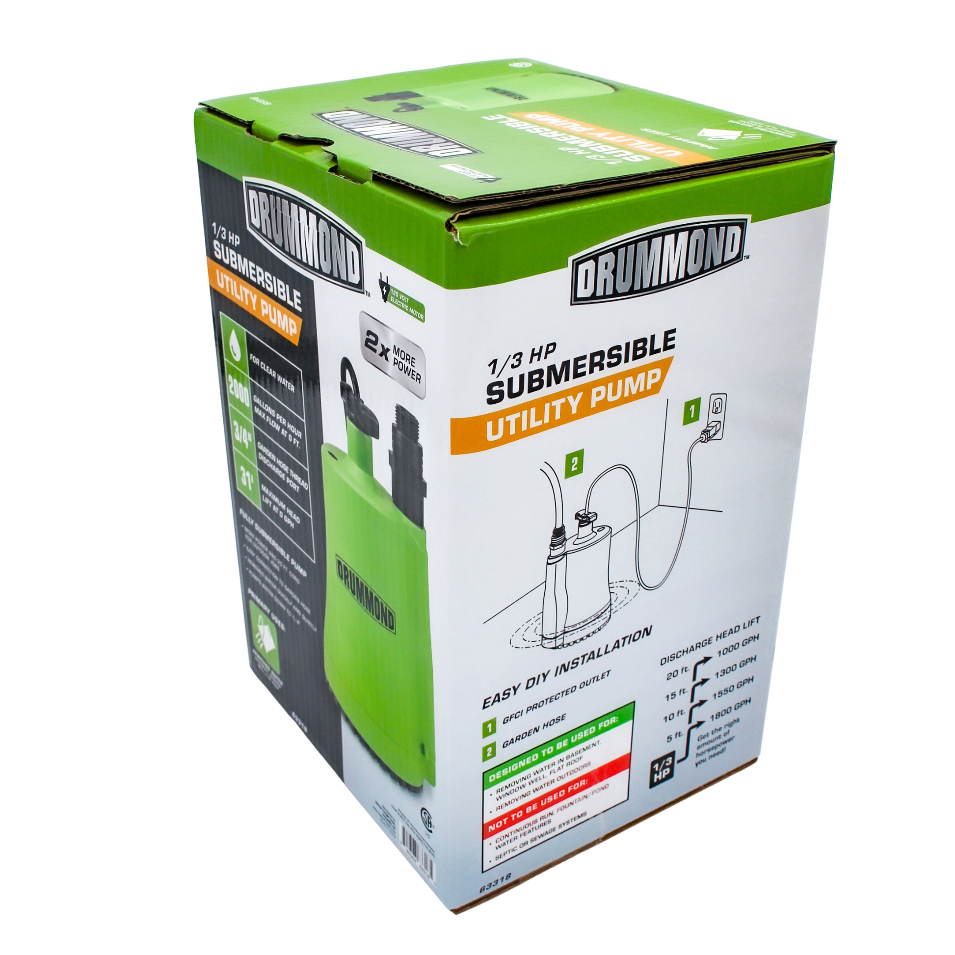 left rear angle of box showing logo, barcode, and instructions
