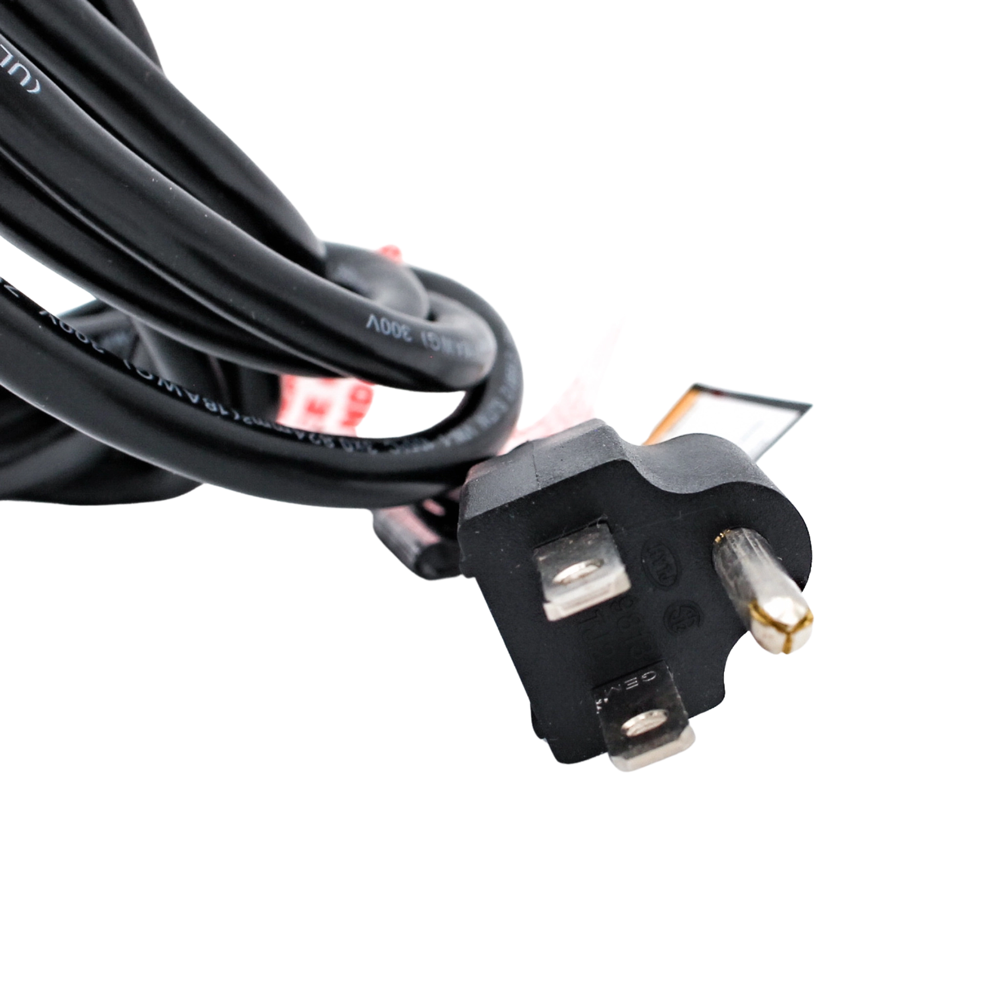 full length of pump power cord coiled beside unit
