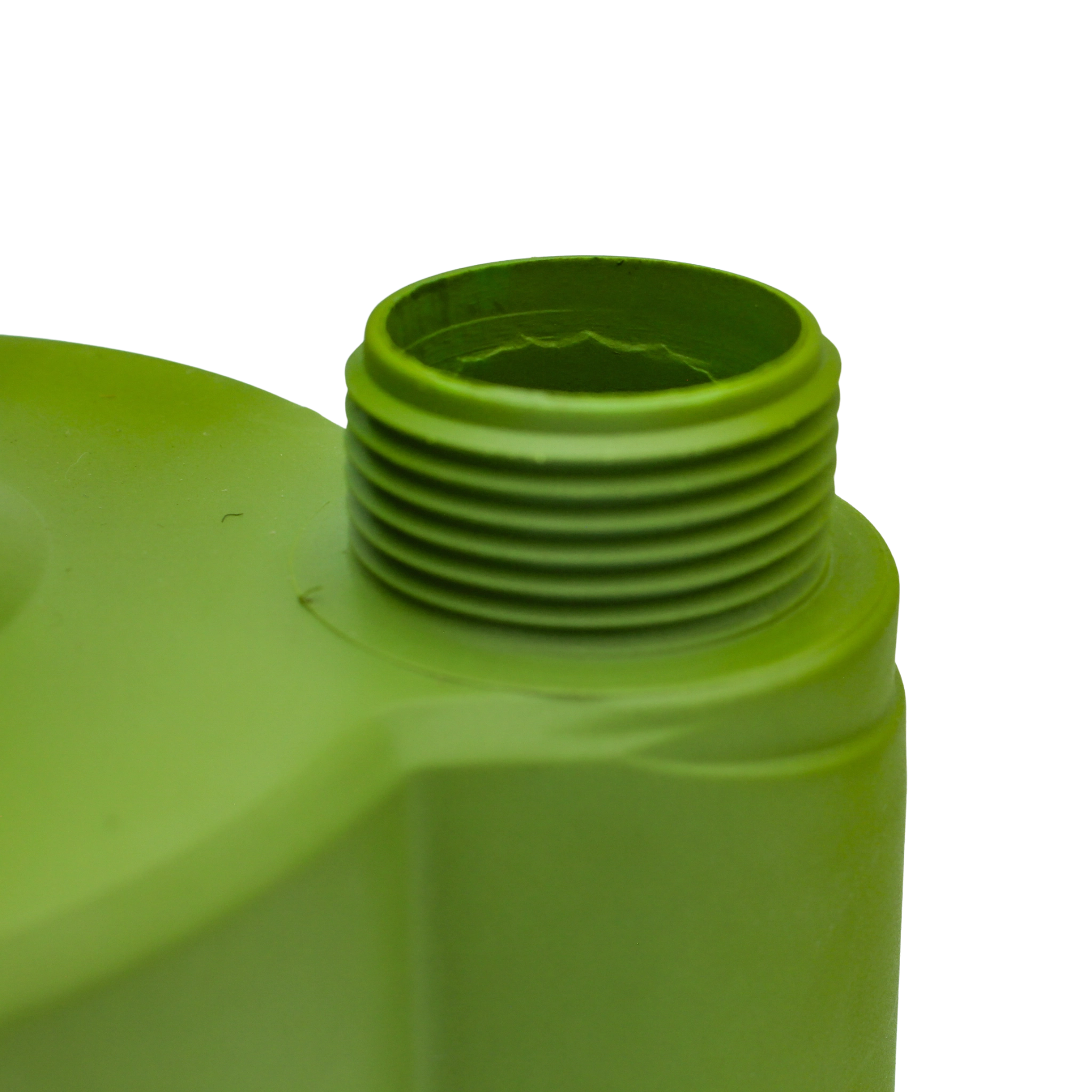 close-up of outlet threads for hose connection

