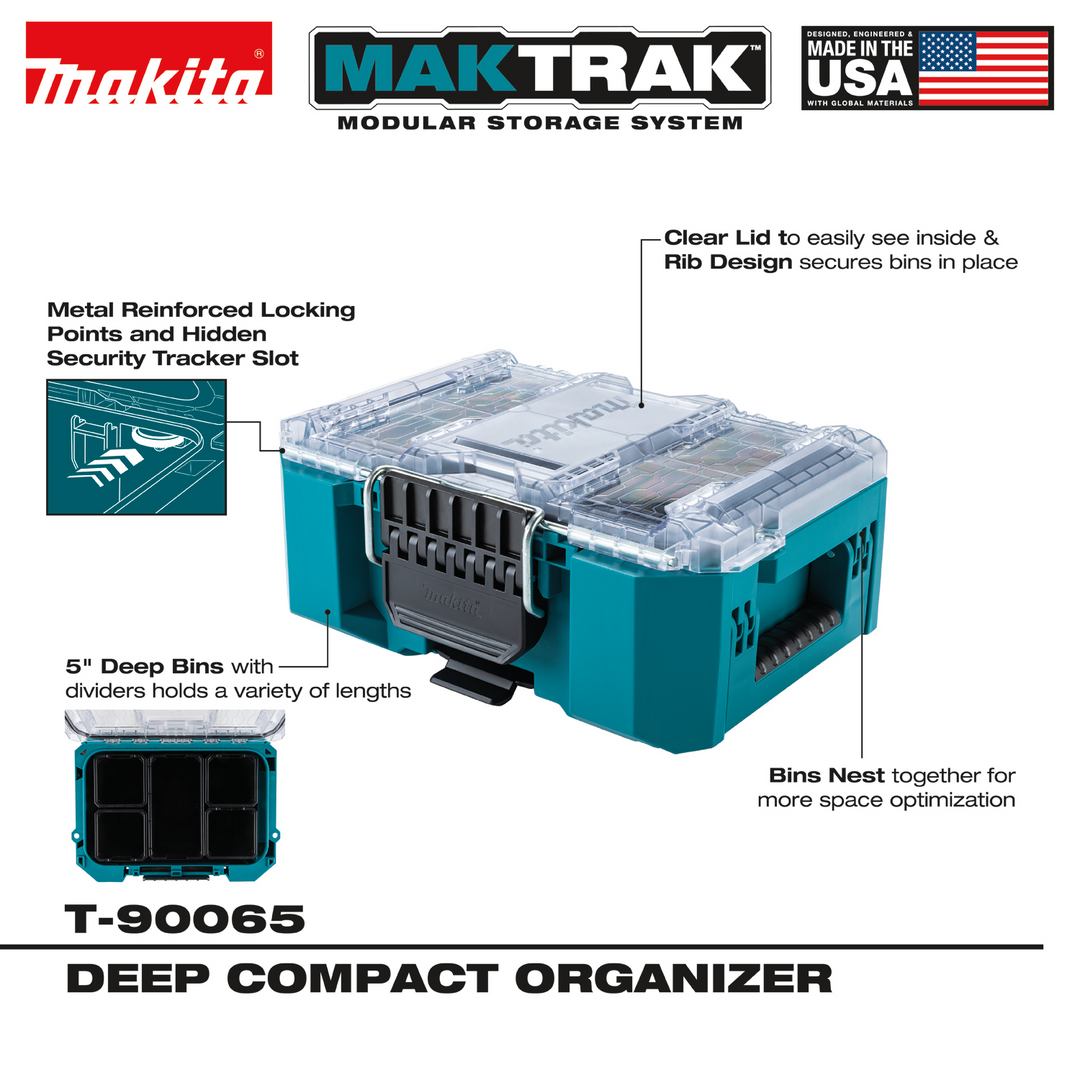 Makita T-90065 MAKTRAK™ Deep Compact Organizer