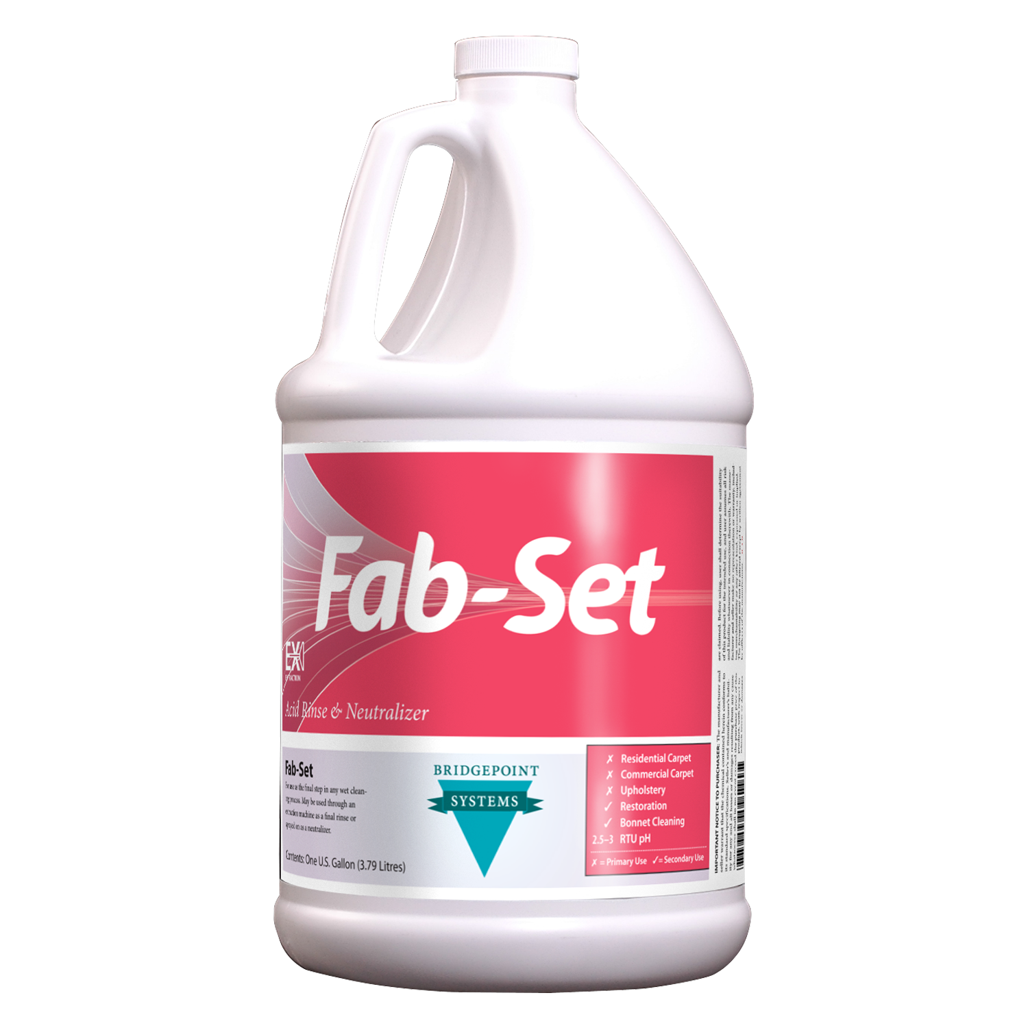 Bridgepoint Fab-Set – Liquid Acid Neutralizer & Rinse Agent