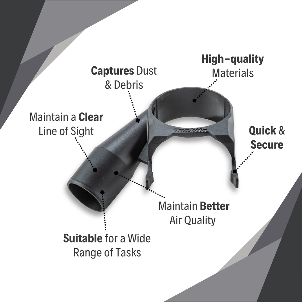 features of makita xmt04 dust attachment for oscillating multi-tools
