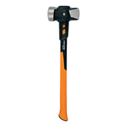Front-facing view of Fiskars 8lb Sledge Hammer showing compact profile

