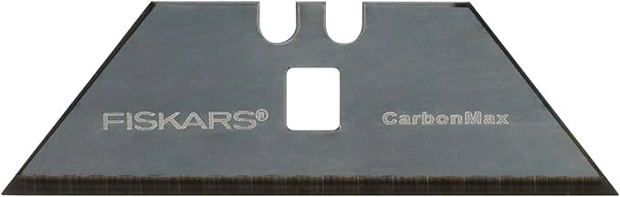 Close-up of Fiskars CarbonMax utility blade with precision edge
