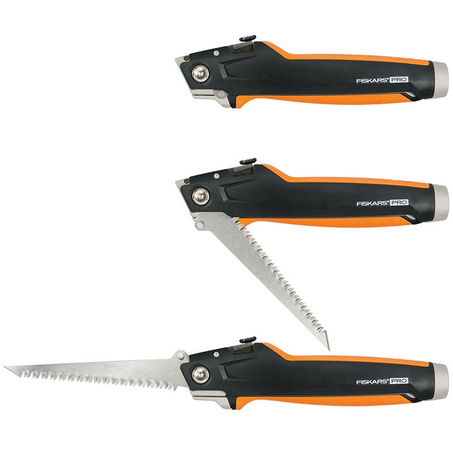 Fiskars Drywaller’s Knife/Saw mid-action opening drywall saw blade

