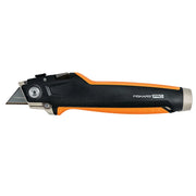 Fiskars Drywaller’s Knife/Saw side view with utility blade extended
