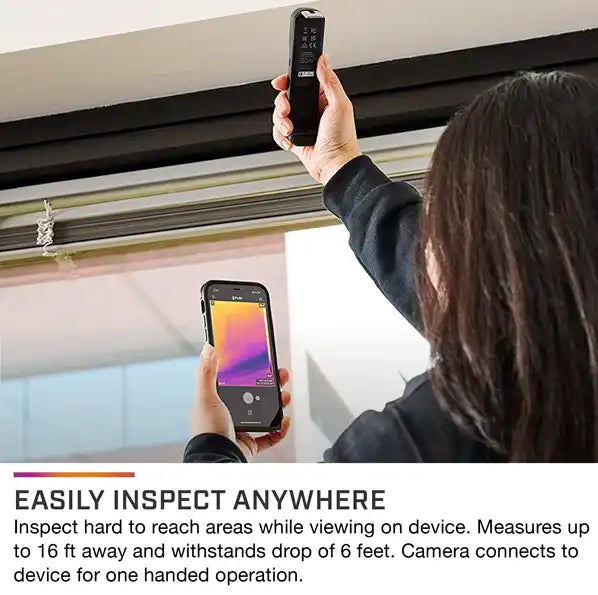 flir one edge pro inspecting behind walls with remote thermal view

