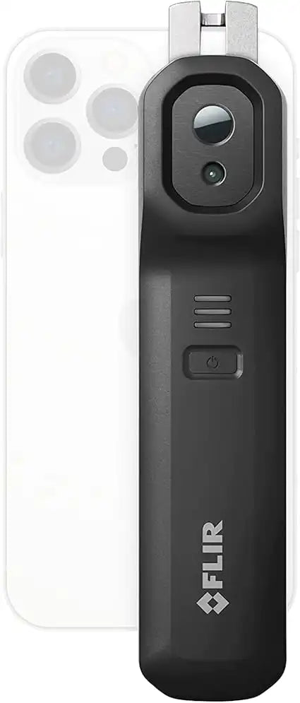 flir one edge pro connected to smartphone for real-time infrared diagnostics
