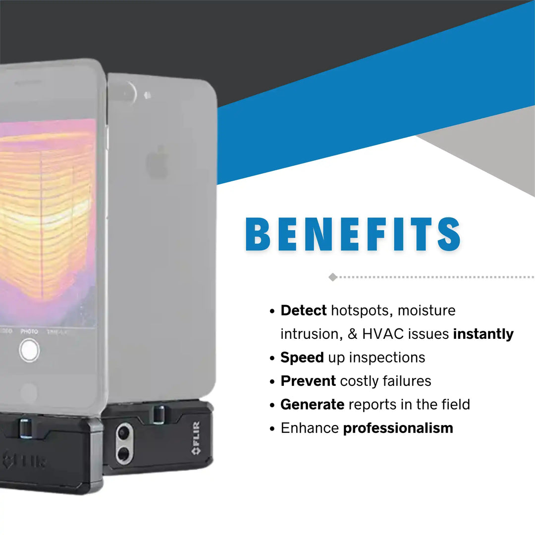 benefits of flir one pro usb-c thermal camera for hvac and inspection
