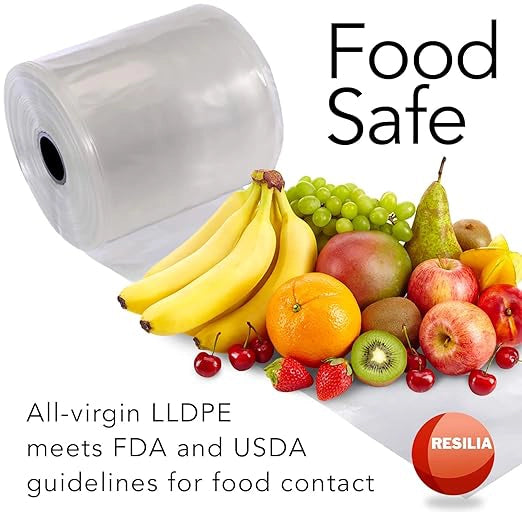 Food-safe polyethylene tubing for compliant airflow in sensitive areas
