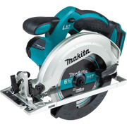 front angle view of makita 18v lxt compact recipro saw showing blade clamp and ergonomic grip
