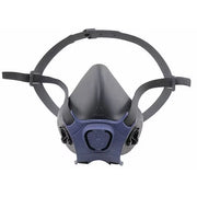 Front view of Moldex 7000 half mask respirator with dual filter ports
