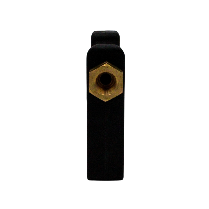 front view of general pump spray gun showing nozzle and trigger
