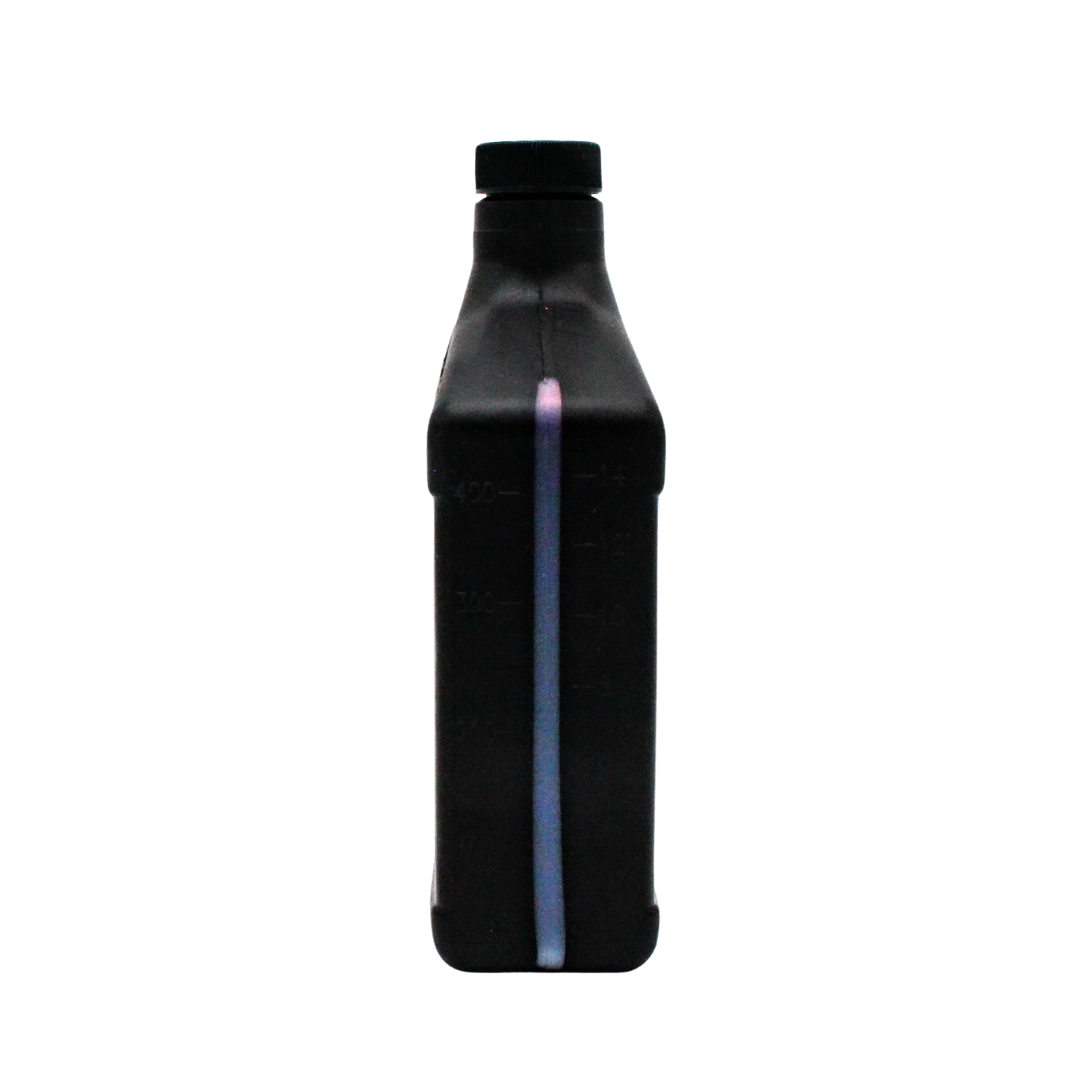 Side view of General Pump Series 100 pump oil bottle showing measurement scale
