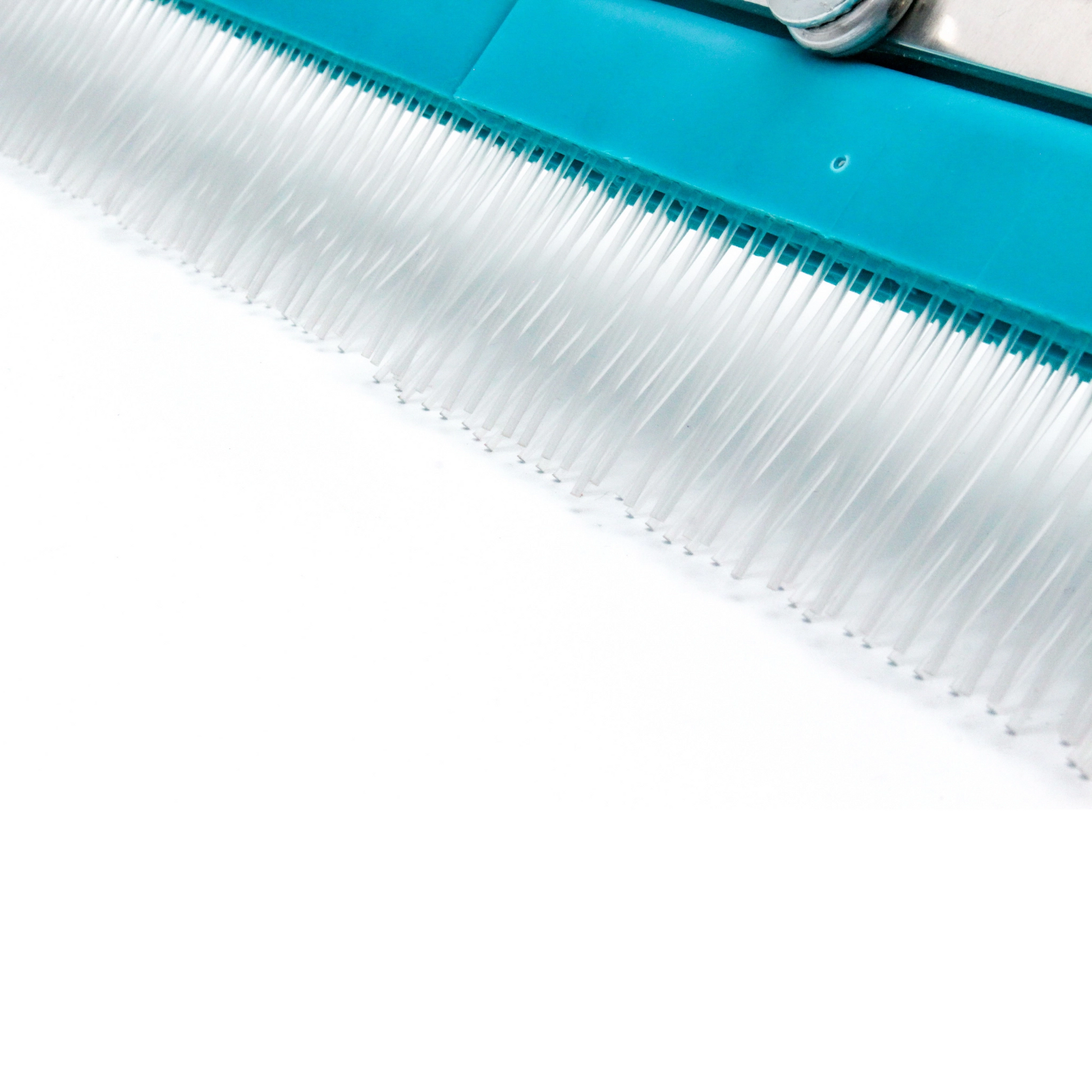nylon bristles close-up from side view showing depth and spacing

