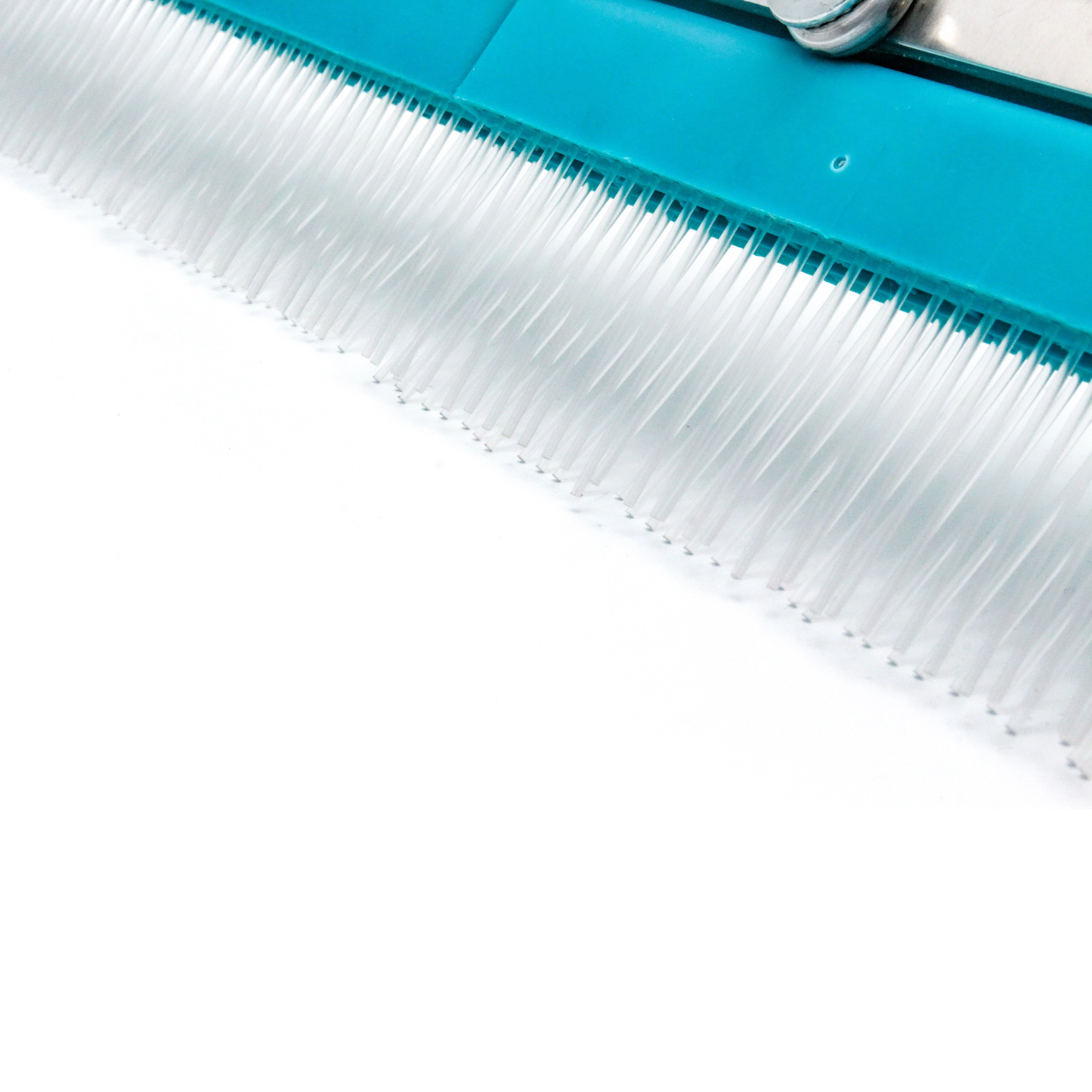 nylon bristles close-up from side view showing depth and spacing
