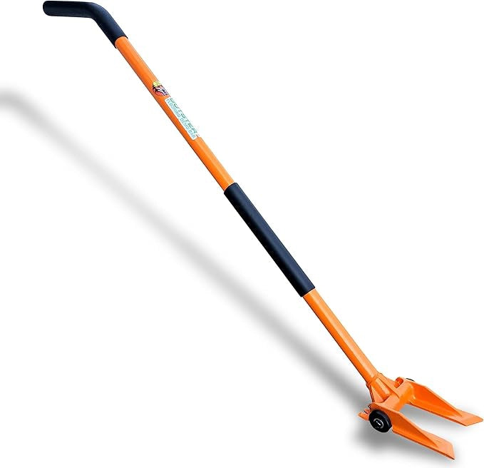 Front view of Gutster demolition bar showing full 60 inch frame and rounded grip
