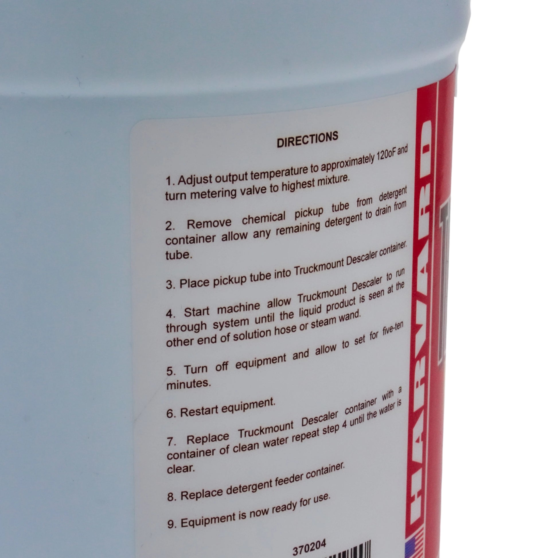 back of product box with maintenance instructions and precautions
