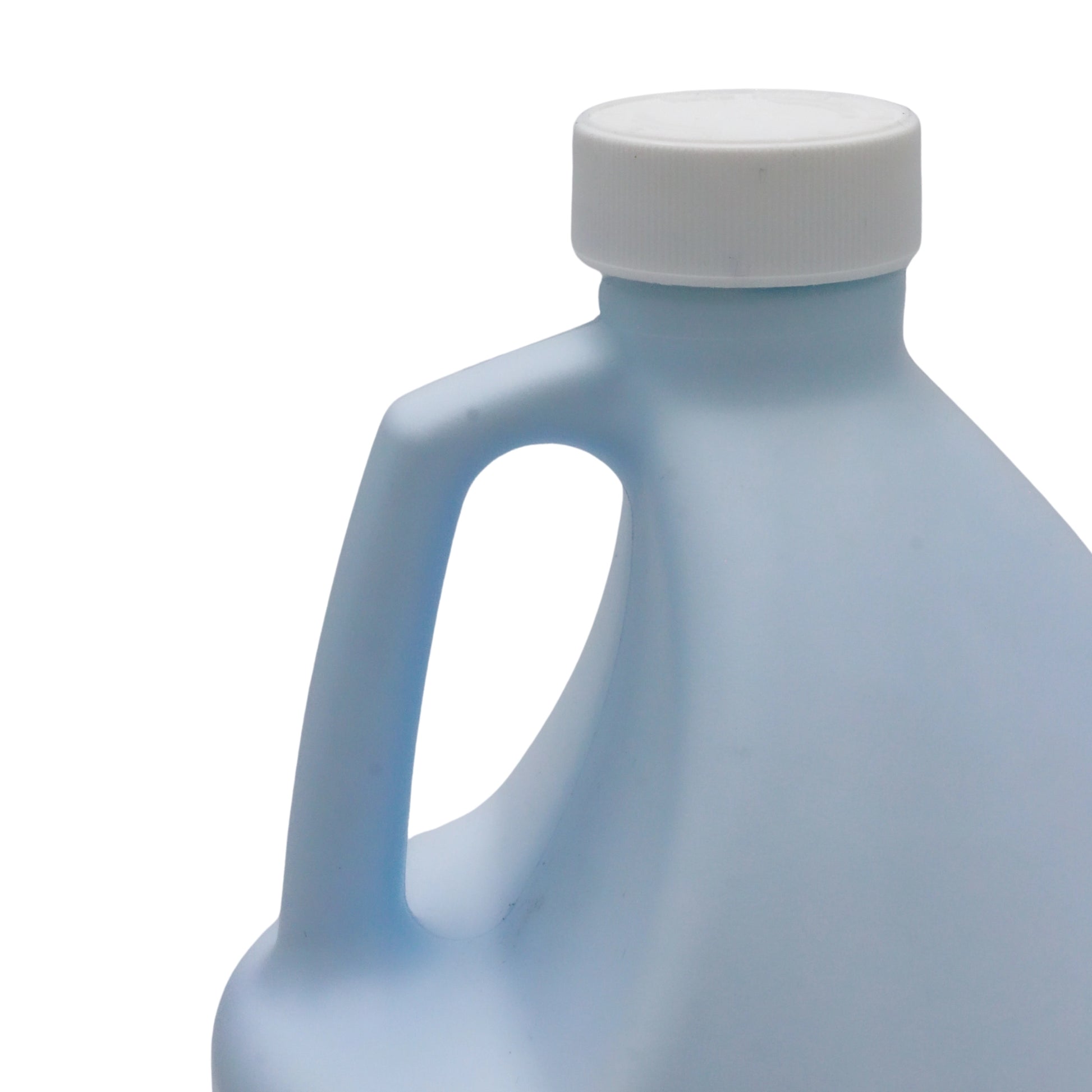 close-up of threaded cap with tamper seal for harvard descaler
