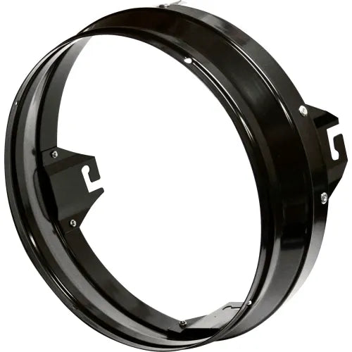 Front view of Heat Wagon 12 inch duct adapter with round opening

