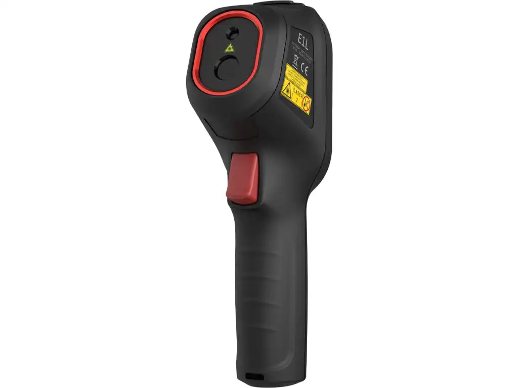 rear view of hikmicro e1l thermal imager showing laser pointer and controls
