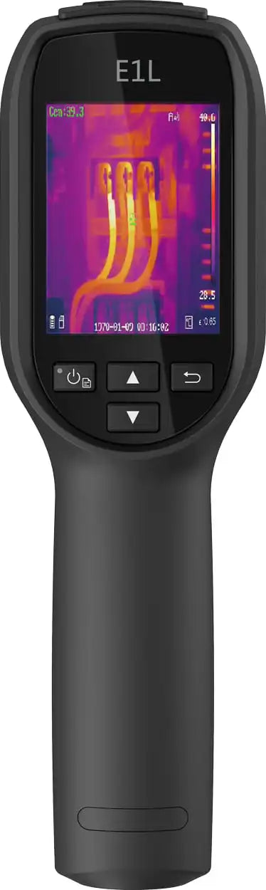 front view of hikmicro e1l handheld thermal imaging device
