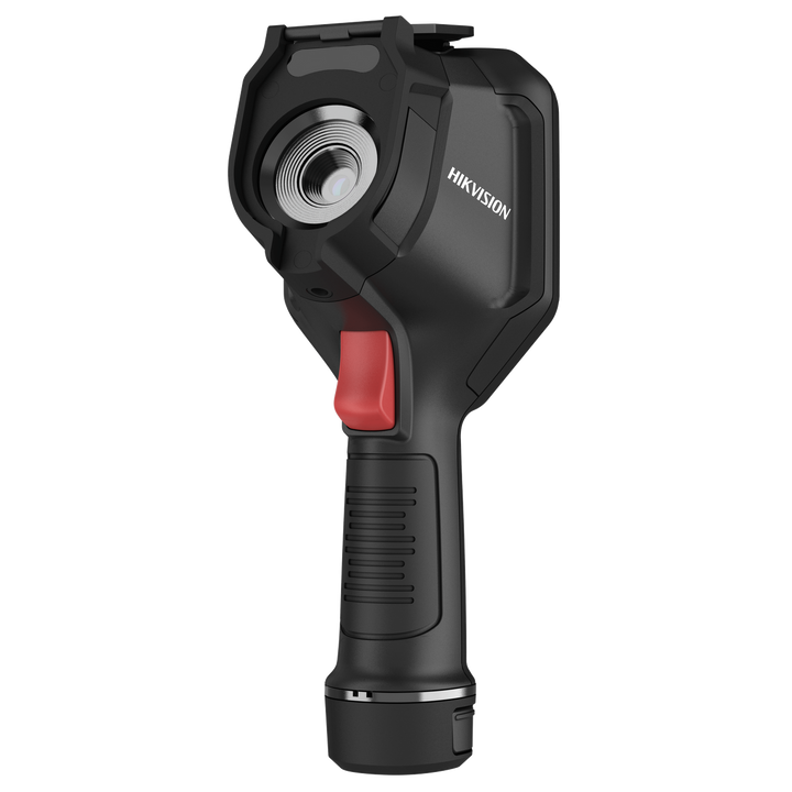 back view of hikmicro m11w thermal imager displaying control panel and led lighting
