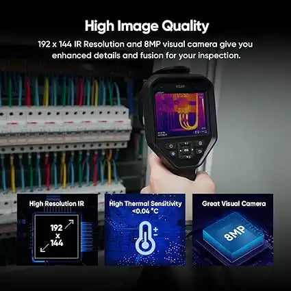 hikmicro m11w thermal camera showcasing high-resolution thermal and optical image quality
