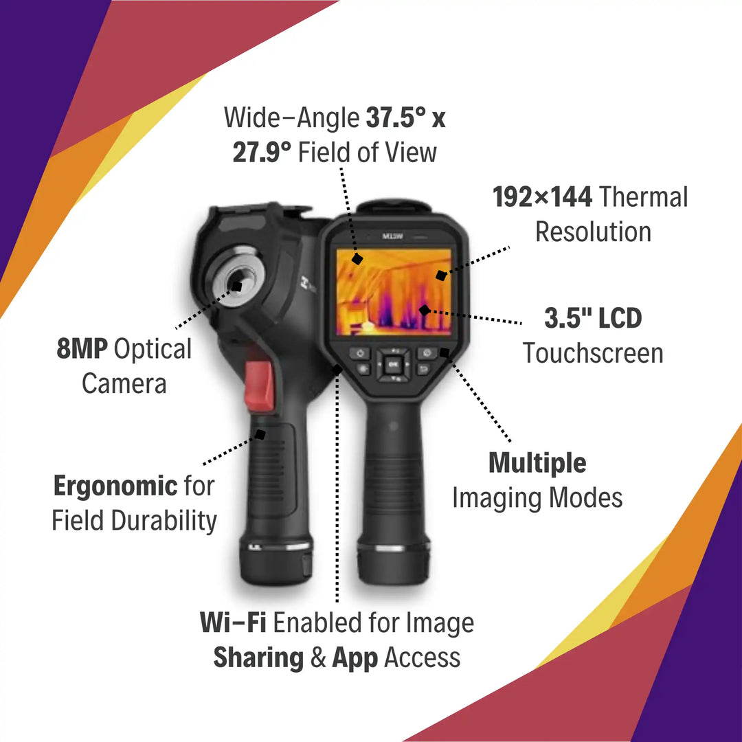 highlighted features of the hikmicro m11w thermal imaging camera for professional inspections
