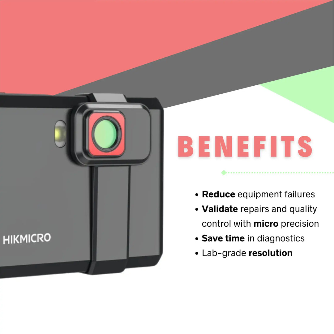benefits overview of hikmicro p201 macro lens for micro-level thermal analysis
