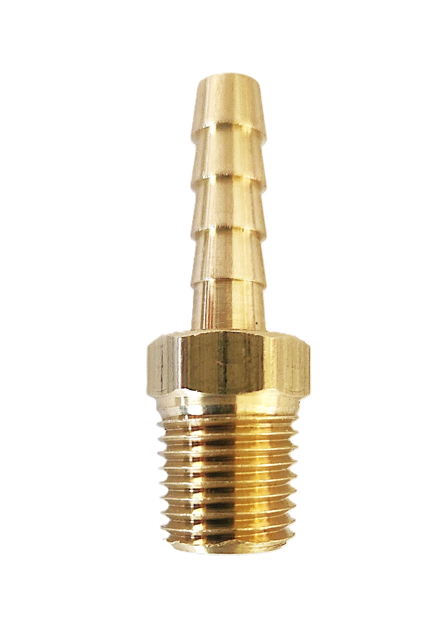 D22199 -Brass 1/4" Hose Barb x 1/4" MNPT – Durable Threaded Connector