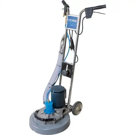 Opposite side angle of the HOSS 700 showing handle height and port alignment
