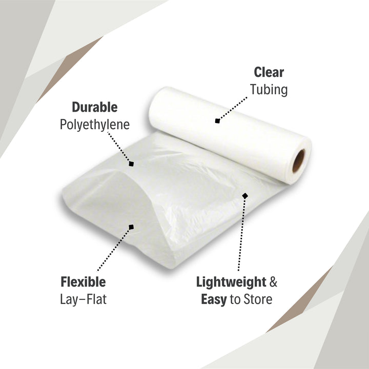Close-up of Lay Flat Ducting highlighting tear-resistant and flexible material
