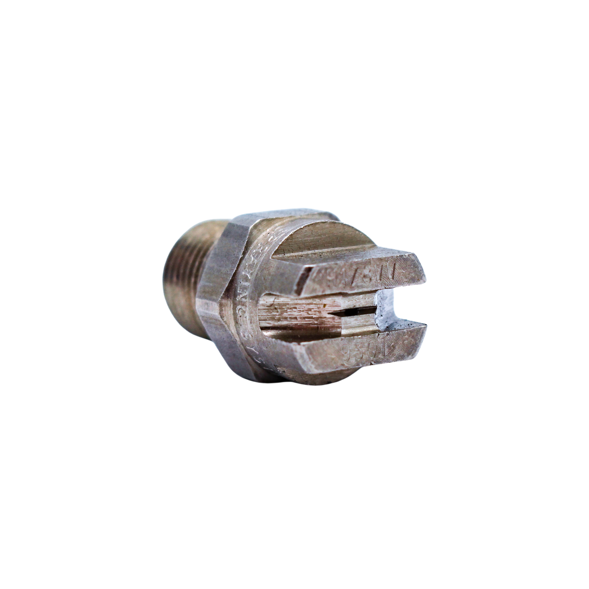 left angle showing thread depth and compact size
