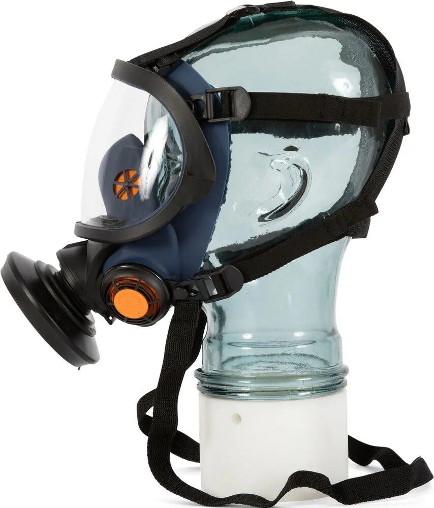 Left side profile of Sundstrom SR 200 full face respirator
