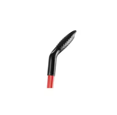 Close-up of Libman dust pan handle with ergonomic grip

