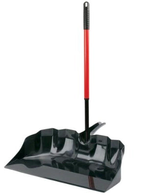 Front view of Libman heavy-duty scoop with ergonomic dual handles
