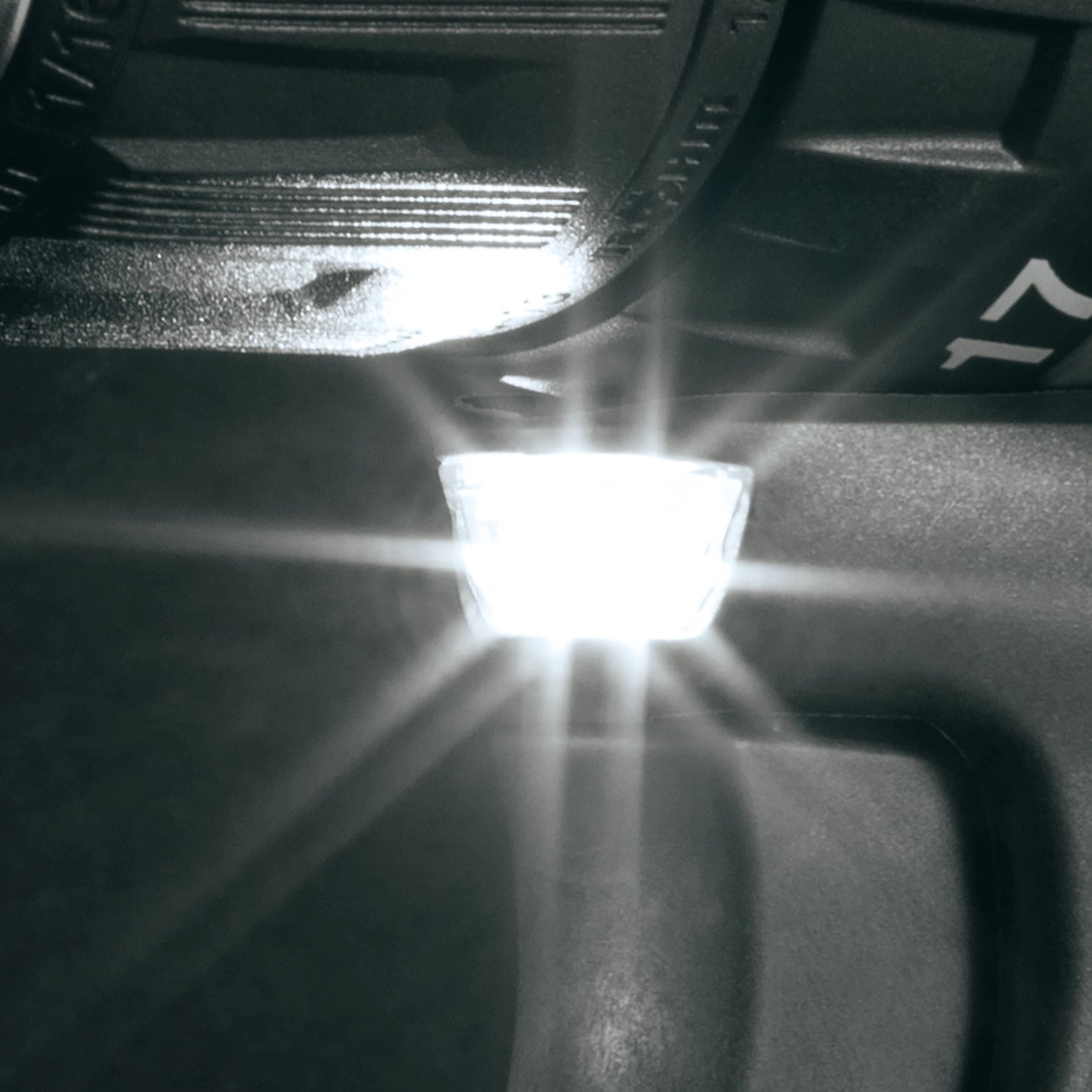 built-in led light on makita 18v lxt sub-compact drill for visibility in low light

