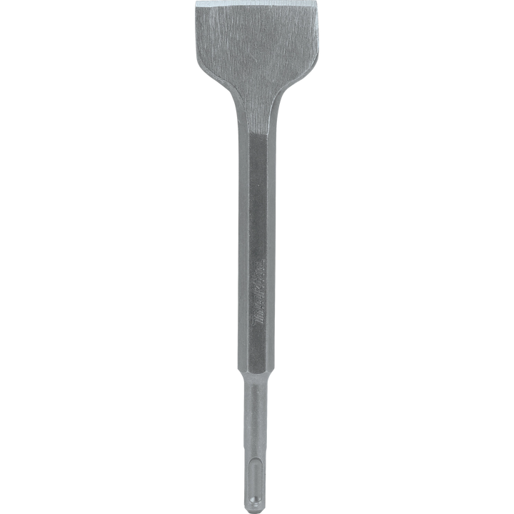Front view of Makita 2" x 8.5" scaling chisel SDS+ displaying full product shape
