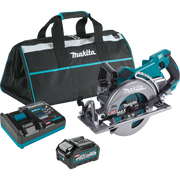 complete makita gsr01m1 circular saw kit with tool battery charger blade and bag
