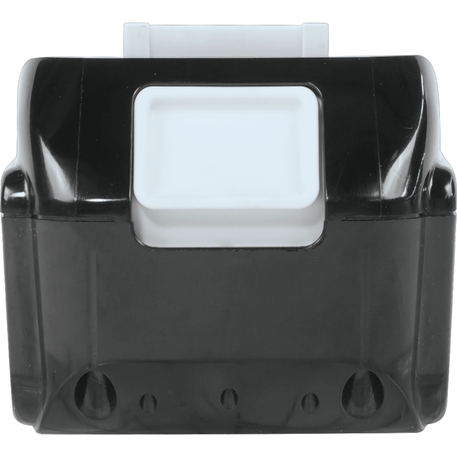Back view of Makita 5.0Ah battery showing specifications label
