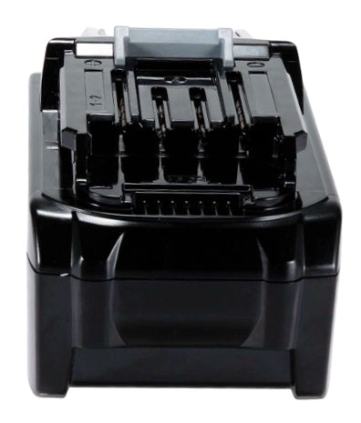 Rear view of Makita 40V battery showing label and specs

