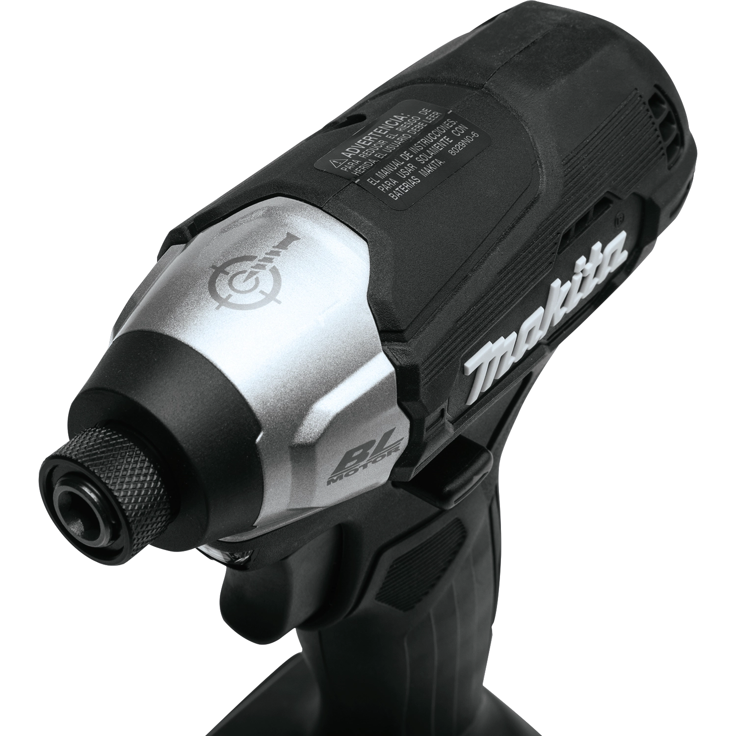 Top view of Makita drill showing mode selector and compact head
