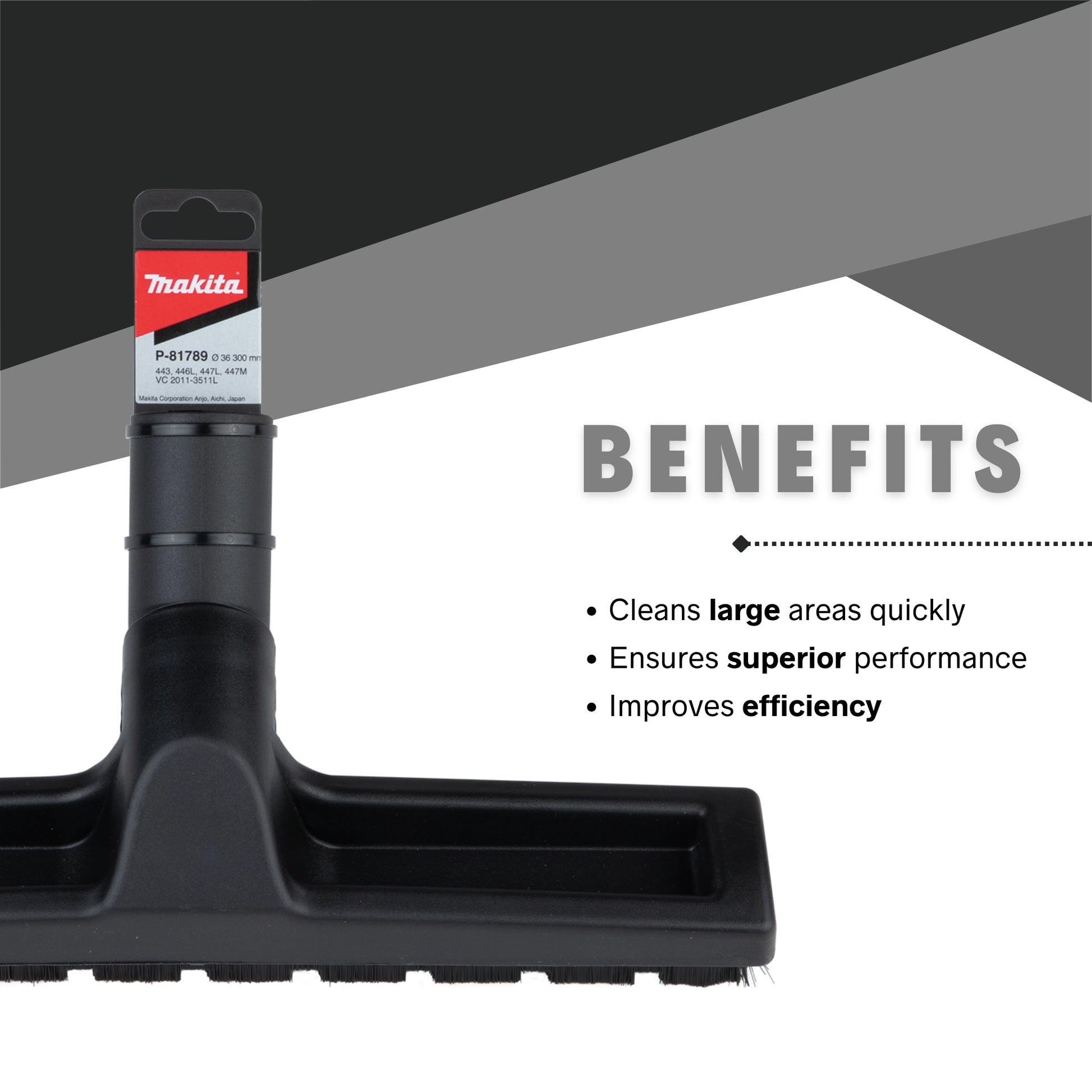 Makita wet dry vacuum nozzle benefits on various floor types
