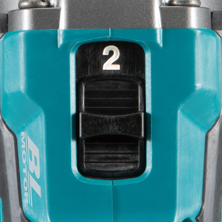 makita gph01 drill switch and trigger close-up showing variable speed control
