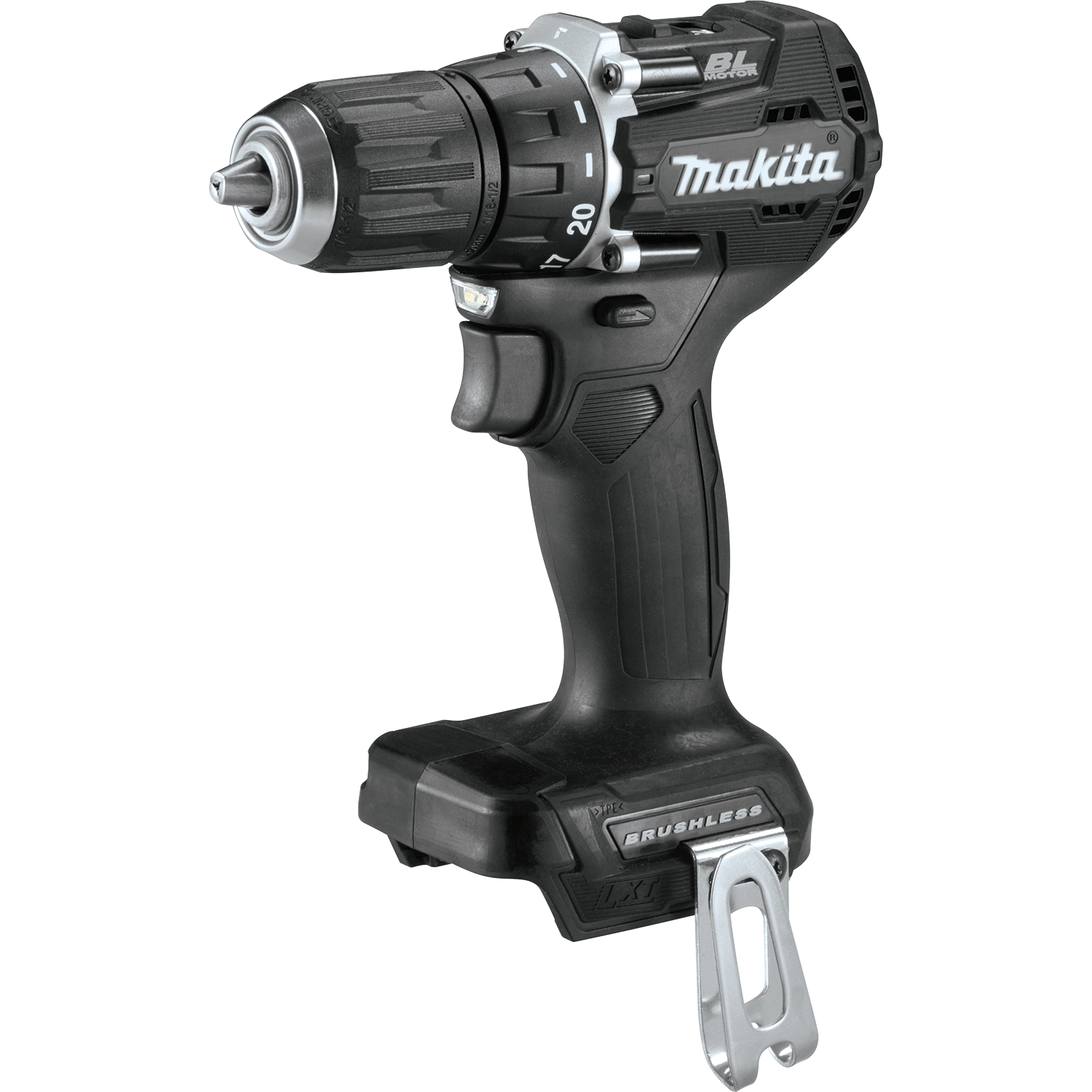 makita sub compact drill shown without battery attached
