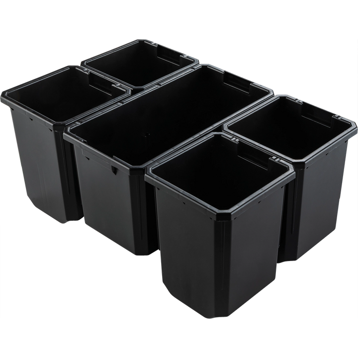 Removable deep containers inside Makita T-90065 organizer
