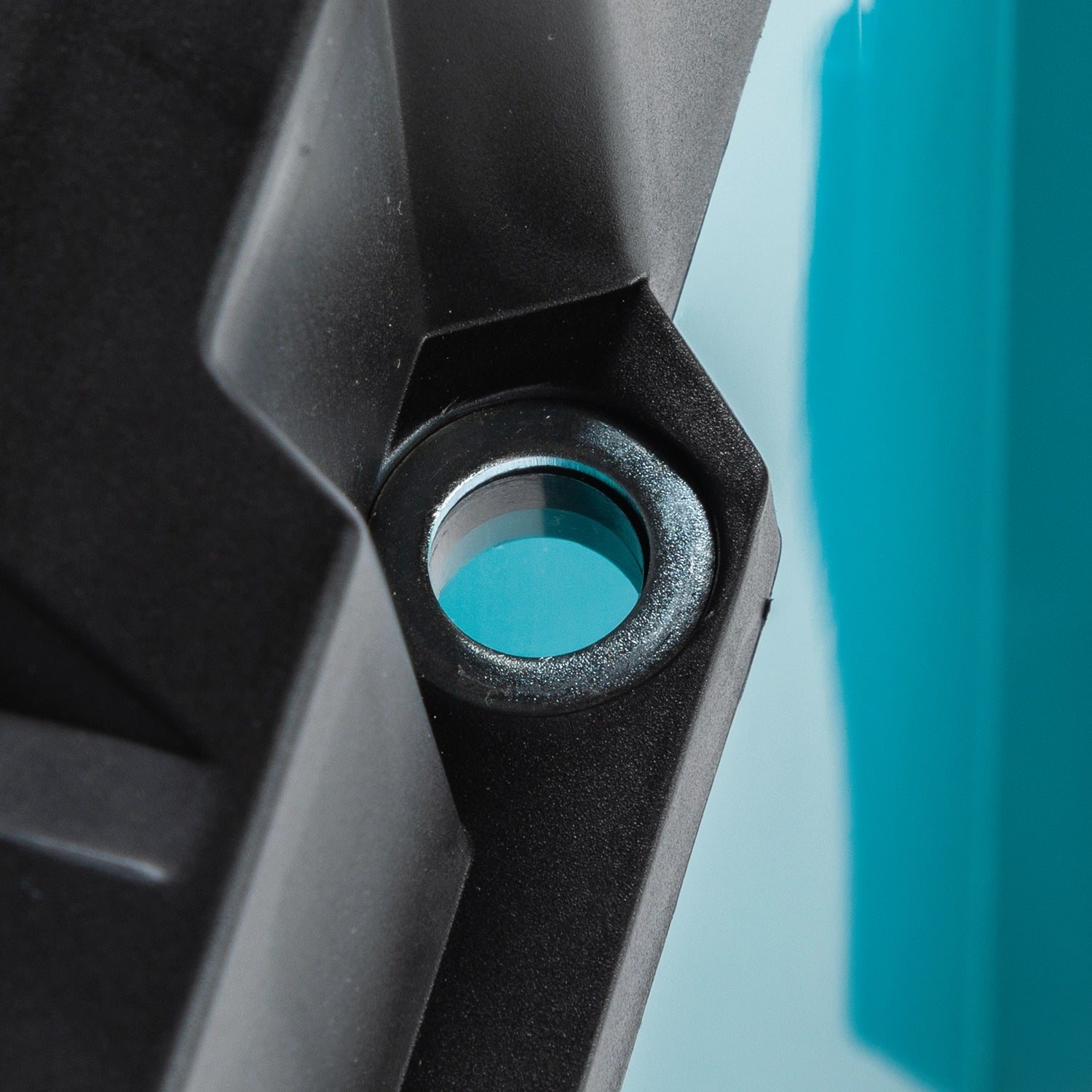 Makita T-90021 side locking hole reinforced for padlocks or security straps
