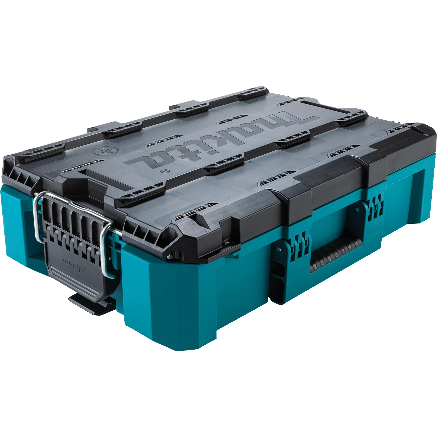 Makita T-90037 medium organizer tool box with black and teal design
