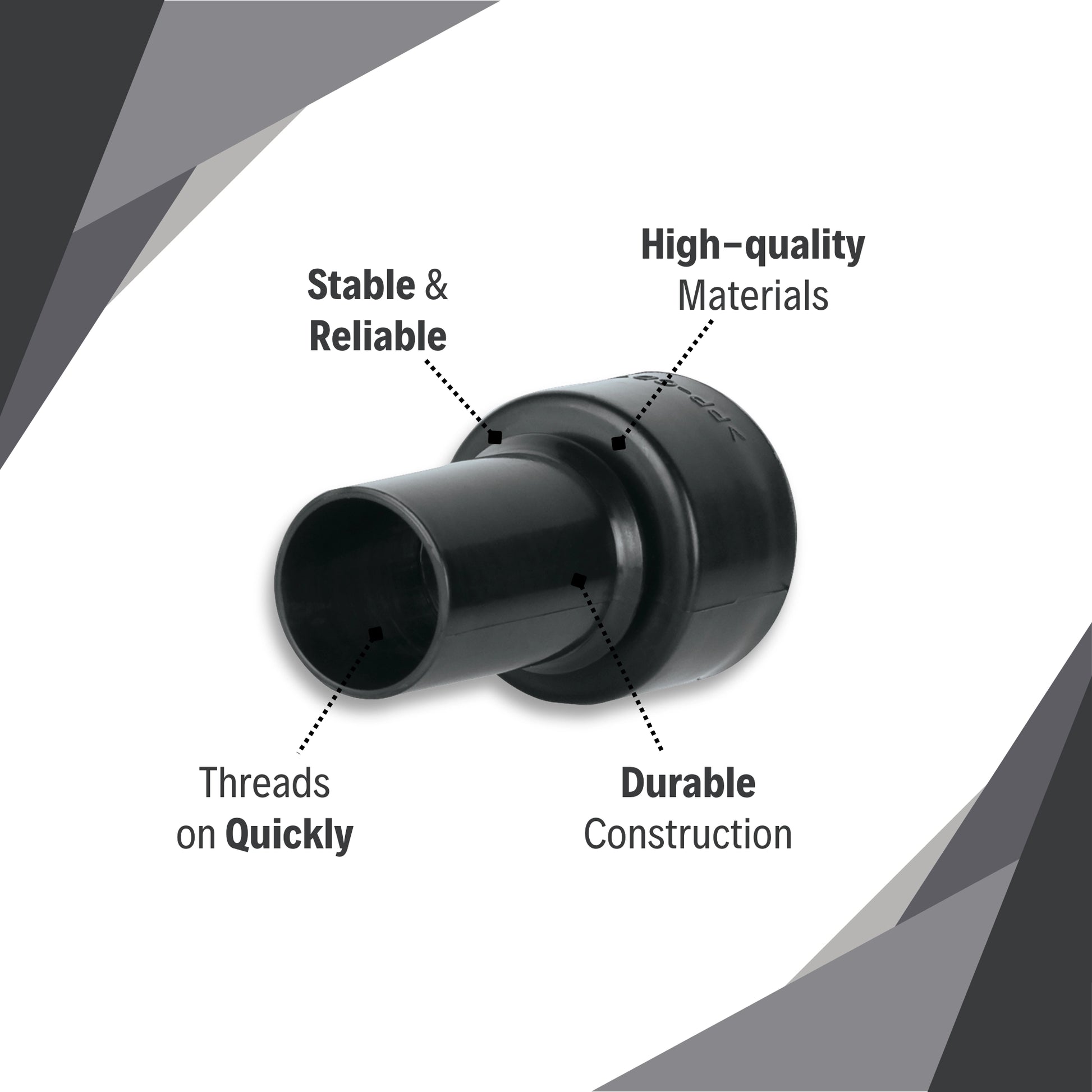 makita tool cuff adapter 22mm features for 1 inch dust hose connection
